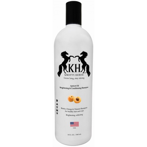 KNOTTY HORSE APRICOT OIL BRIGHTENING & CONDITIONING SHAMPOO, 1065 ML
