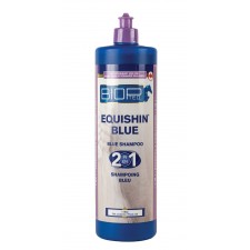 BIOPTEQ EQUISHIN BLUE 2-IN-1 SHAMPOO & CONDITIONER FOR LIGHT COLOURED HORSES, 1 L