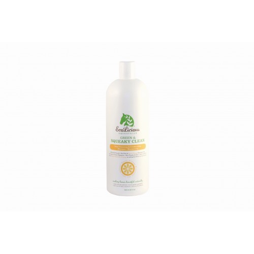 ECOLICIOUS SQUEAKY CLEAN & GREEN SHAMPOO, 946 ML ECOLICIOUS SQUEAKY CLEAN & GREEN SHAMPOO, 946 ML