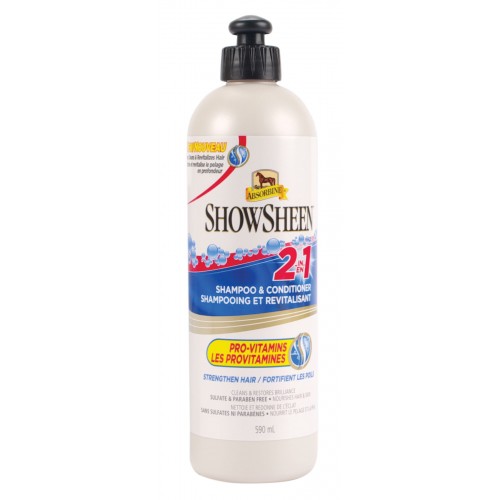 ABSORBINE SHOWSHEEN 2-IN-1 SHAMPOO & CONDITIONER - 590 ML ABSORBINE SHOWSHEEN 2-IN-1 SHAMPOO & CONDITIONER - 590 ML