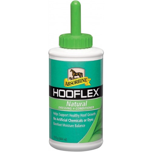 HOOFLEX ALL NATURAL DRESSING AND CONDITIONER ABSORBINE - 450 ML WITH BRUSH APPLICATOR