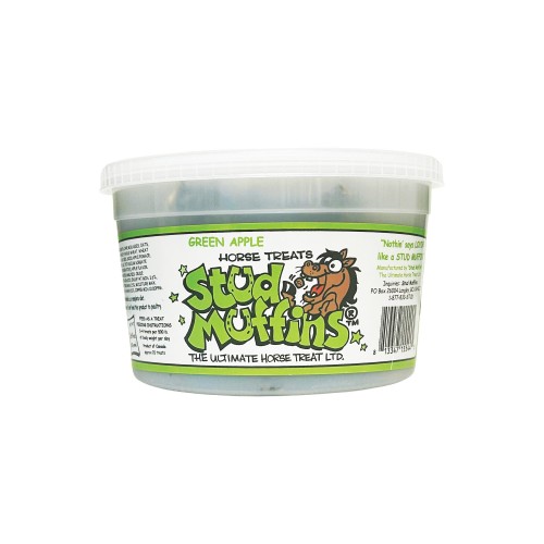STUD MUFFINS GREEN APPLE FLAVOUR, 20 OZ