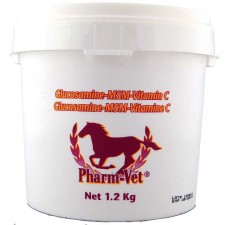 PHARM-VET GLUCOSAMINE-MSM VITAMIN C - 1.2 KG