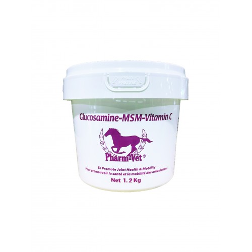PHARM-VET GLUCOSAMINE-MSM VITAMIN C - 1.2 KG PHARM-VET GLUCOSAMINE-MSM VITAMIN C - 1.2 KG