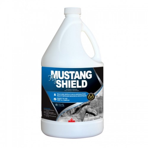 GOLDEN HORSESHOE MUSTANG FLY SHIELD - 4 L WITH SPRAYER GOLDEN HORSESHOE MUSTANG FLY SHIELD - 4 L WITH SPRAYER