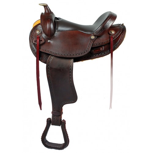 WESTERN RAWHIDE SIGNATURE BUSTER XTRA WIDE TRAIL SADDLE