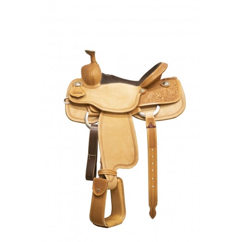 WESTERN RAWHIDE by JIM TAYLOR PRO TEAM ROPER SADDLE