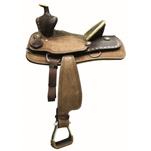 COUNTRY LEGEND LITTLE LOCK DOWN YOUTH SADDLE WITH BEAR TRAP CANTLE