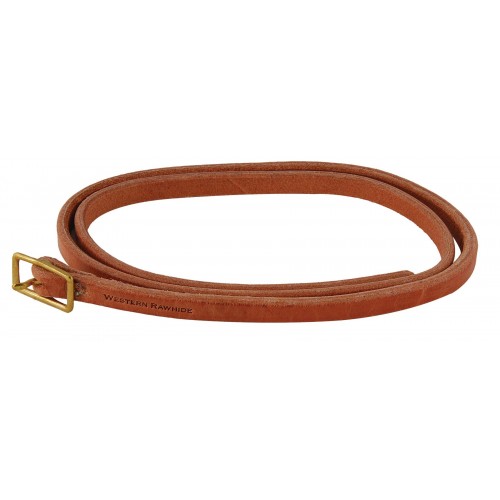 HARNESS LEATHER THROAT STRAP - 1/2 INCH X 42 INCH