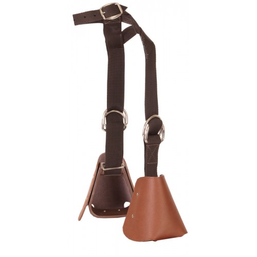 MUSTANG NYLON SADDLE BUDDY FOR KIDS - WITH DURALEATHER HOODS & STIRRUPS MUSTANG NYLON SADDLE BUDDY FOR KIDS - WITH DURALEATHER HOODS & STIRRUPS