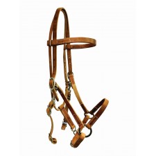 WESTERN RAWHIDE SIGNATURE HARNESS LEATHER HALTER/BRIDLE