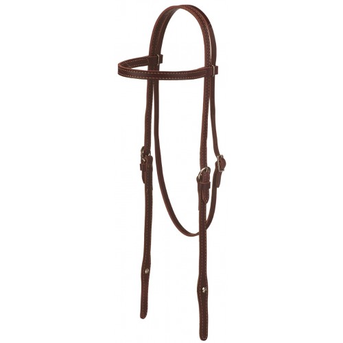 WESTERN RAWHIDE SIGNATURE LATIGO BROW BAND HEADSTALL WESTERN RAWHIDE SIGNATURE LATIGO BROW BAND HEADSTALL