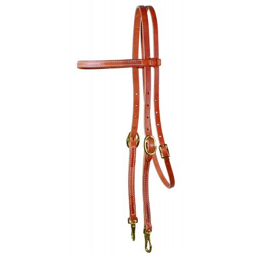 WESTERN RAWHIDE SIGNATURE BROWBAND HEADSTALL WITH SNAPS