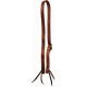 WESTERN RAWHIDE SIGNATURE OILED HARNESS LEATHER SLIP EAR HEADSTALL WITH TIES
