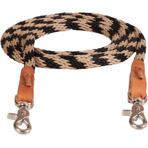 MUSTANG ROUND BRAIDED TRAIL REINS