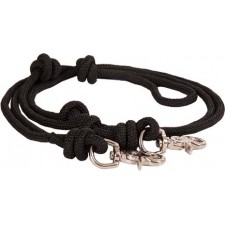 MUSTANG MOUNTAIN ROPE KNOTTED BARREL REINS