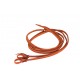 OILED HARNESS LEATHER REINS WITH WATER LOOPS AND HEAVY ENDS - 5/8" x 8' AND UP