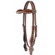 COUNTRY LEGEND BUCKSTITCH & BASKET BROWBAND HEADSTALL