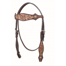 COUNTRY LEGEND TWO-TONE BROWBAND HEADSTALL