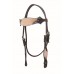 COUNTRY LEGEND ROUGH OUT & BUCKSTITCH BROWBAND HEADSTALL