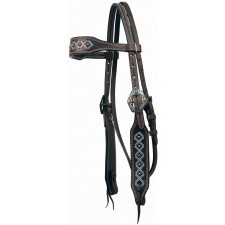 COUNTRY LEGEND DOUBLE CROSS BROWBAND HEADSTALL