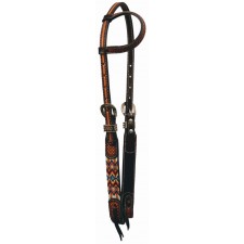 COUNTRY LEGEND NAVAJO BEAD ONE EAR HEADSTALL