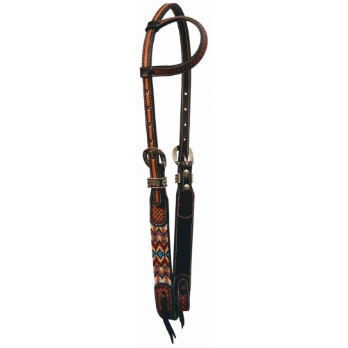 COUNTRY LEGEND NAVAJO BEAD ONE EAR HEADSTALL COUNTRY LEGEND NAVAJO BEAD ONE EAR HEADSTALL