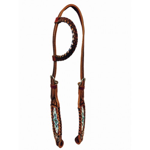 COUNTRY LEGEND RENO FEATHER�ONE EAR HEADSTALL COUNTRY LEGEND RENO FEATHER�ONE EAR HEADSTALL