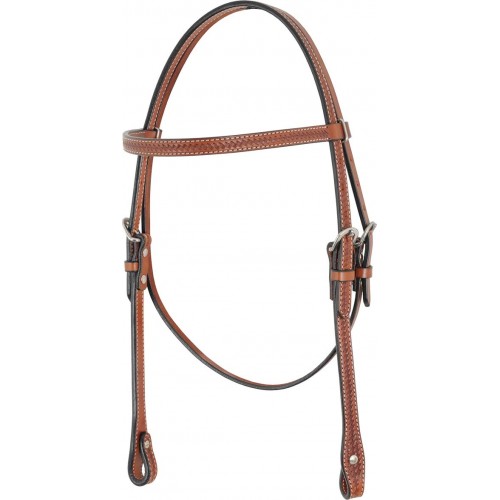 COUNTRY LEGEND BROWBAND HEADSTALL WITH BASKET TOOLING