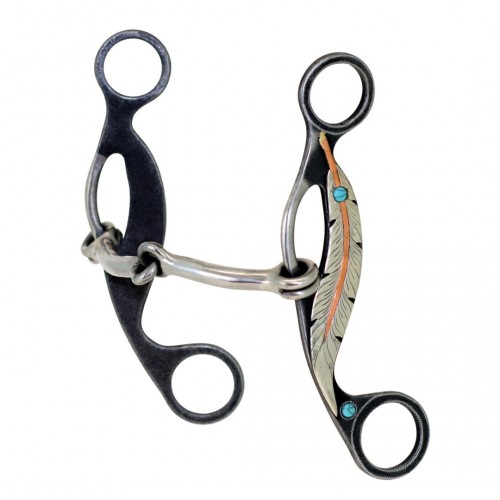 METALAB FEATHER SMOOTH SNAFFLE GAG BIT