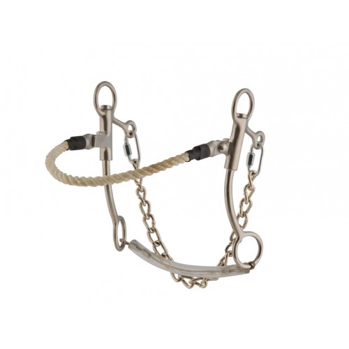 METALAB BRUSHED STAINLESS STEEL HACKAMORE