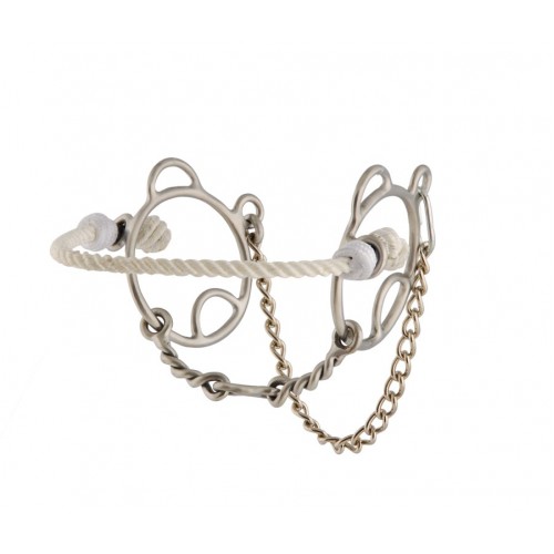 METALAB BRUSHED STAINLESS STEEL RING COMBO BIT METALAB BRUSHED STAINLESS STEEL RING COMBO BIT