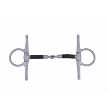 FRANCOIS GAUTHIER CLINICIAN FULL CHEEK PINCHLESS SNAFFLE WITH RUBBER COVERED BARS