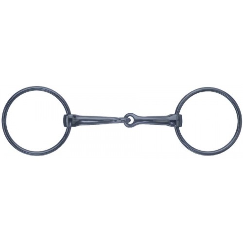 METALAB BLACK STEEL WITH SNAFFLE MOUTH BIT