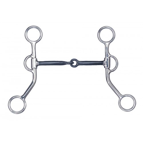 METALAB SHORT SHANK SNAFFLE BIT