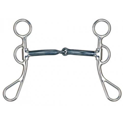 STAINLESS STEEL ARGENTINE SMOOTH SNAFFLE BIT