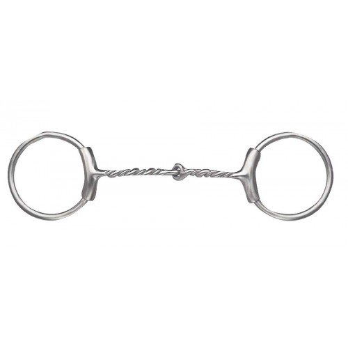 FRANCOIS GAUTHIER BRUSHED STAINLESS STEEL RING SNAFFLE BIT FRANCOIS GAUTHIER BRUSHED STAINLESS STEEL RING SNAFFLE BIT
