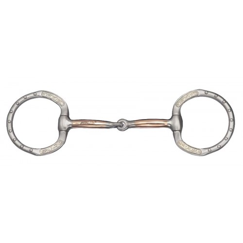FRANCOIS GAUTHIER BRUSHED STAINLESS STEEL SHOW SNAFFLE BIT