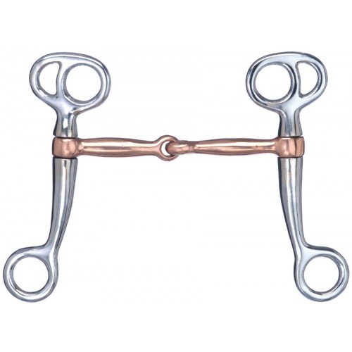 METALAB TOM THUMB SNAFFLE BIT WITH COPPER MOUTH METALAB TOM THUMB SNAFFLE BIT WITH COPPER MOUTH