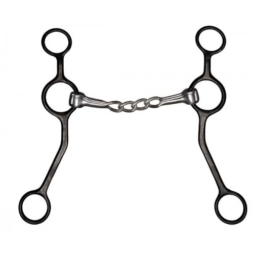 METALAB BLACK STEEL GAG BIT