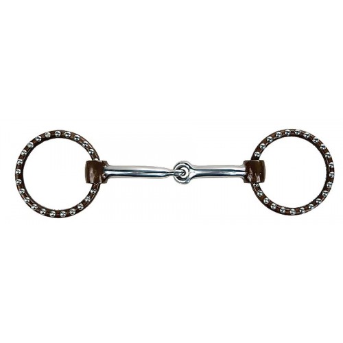 ANTIQUE PONY RING SNAFFLE BIT WITH DOTS ANTIQUE PONY RING SNAFFLE BIT WITH DOTS