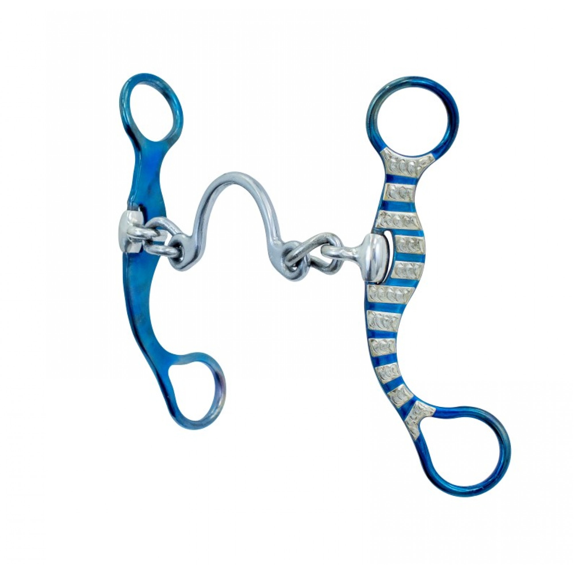 Small Chain Bit CONQUISTADOR SHORT SHANK WIDE PORTED CHAIN BIT