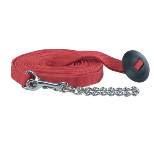 NYLON LUNGE LINE WITH CHAIN