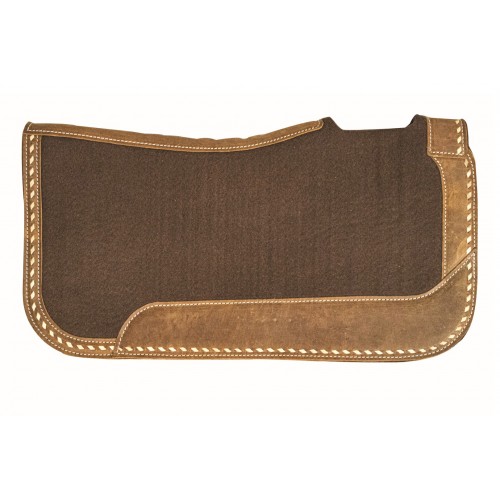 WESTERN RAWHIDE DARK BROWN FELT PAD