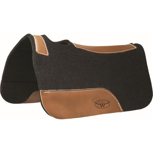 MUSTANG 1/2" FELT PONY PAD, BLACK