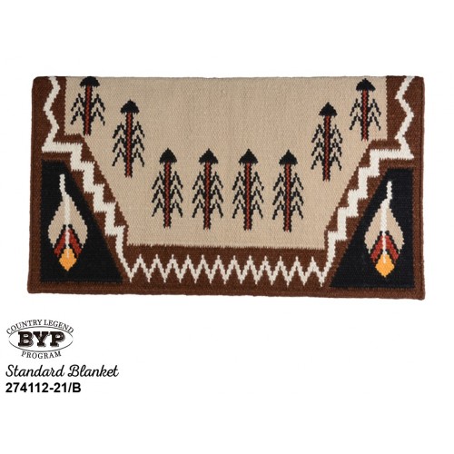 COUNTRY LEGEND FEATHER LEGEND SERIES STANDARD SHOW BLANKET, 38" x 34"