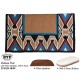 COUNTRY LEGEND TEEPEE DELUXE PAD WITH 100% WOOL FELT BOTTOM, SHOCK ABSORBING FOAM AND WEAR LEATHERS, 38" x 34"