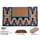 COUNTRY LEGEND TEEPEE STANDARD PAD WITH 100% WOOL FELT BOTTOM AND WEAR LEATHERS, 38" x 34"