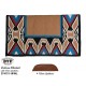 COUNTRY LEGEND TEEPEE DELUXE SHOW BLANKET WITH WEAR LEATHERS, 38" x 34"