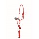 COUNTRY LEGEND CHEROKEE ROPE HALTER WITH LEAD